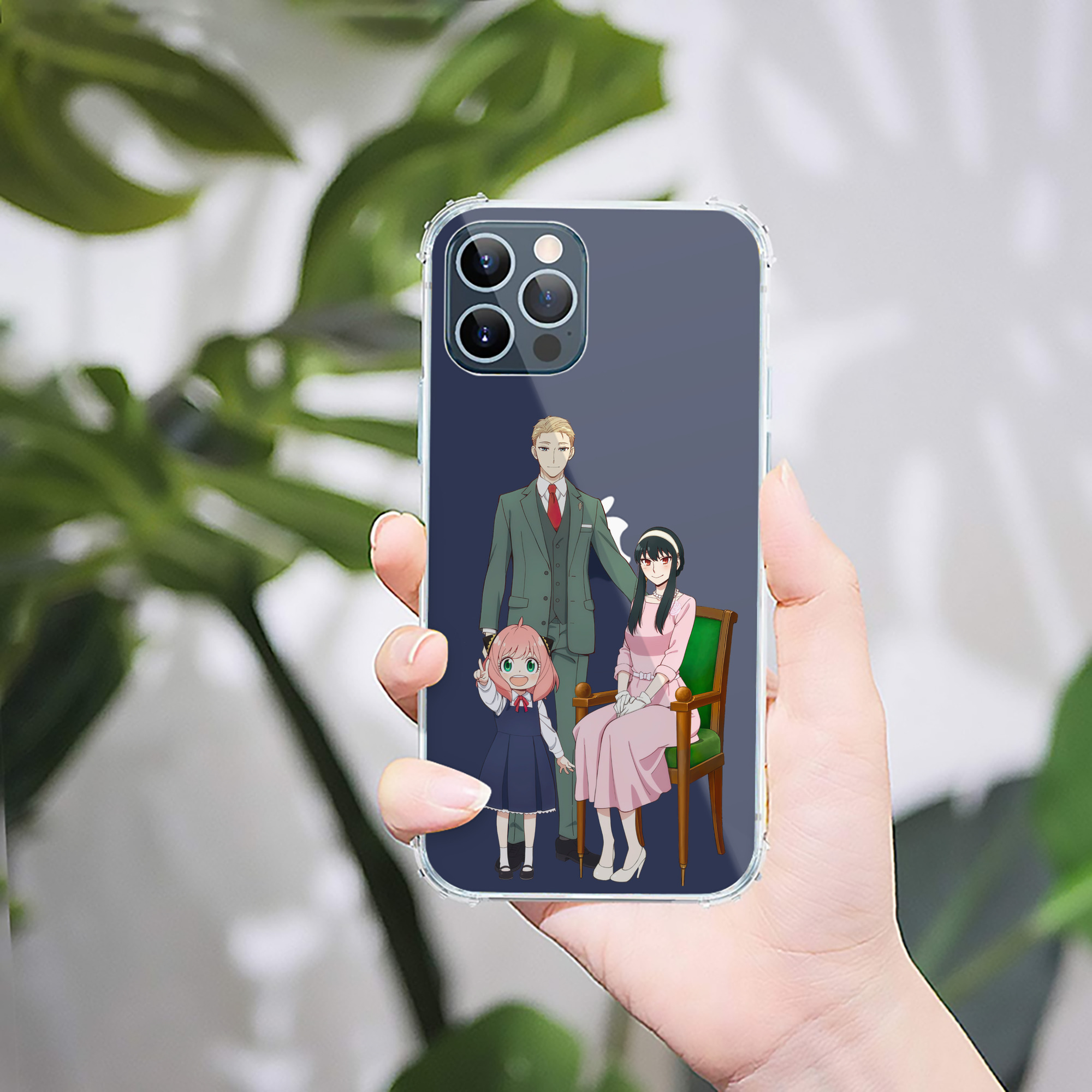 （画像用） SPY×FAMILY间谍家家酒 【iPhone 12シリーズ対応】透明スマホケース（クリアソフトケース）
